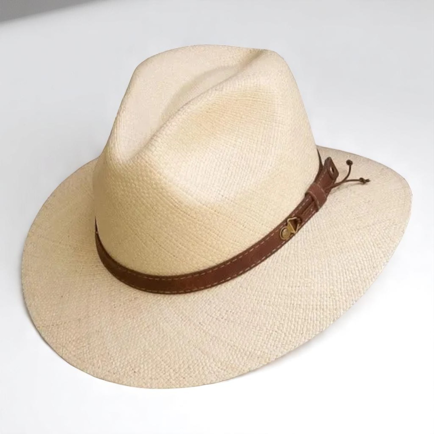 Can be rolls up for packing | Ecuador Straw Panama Hat
