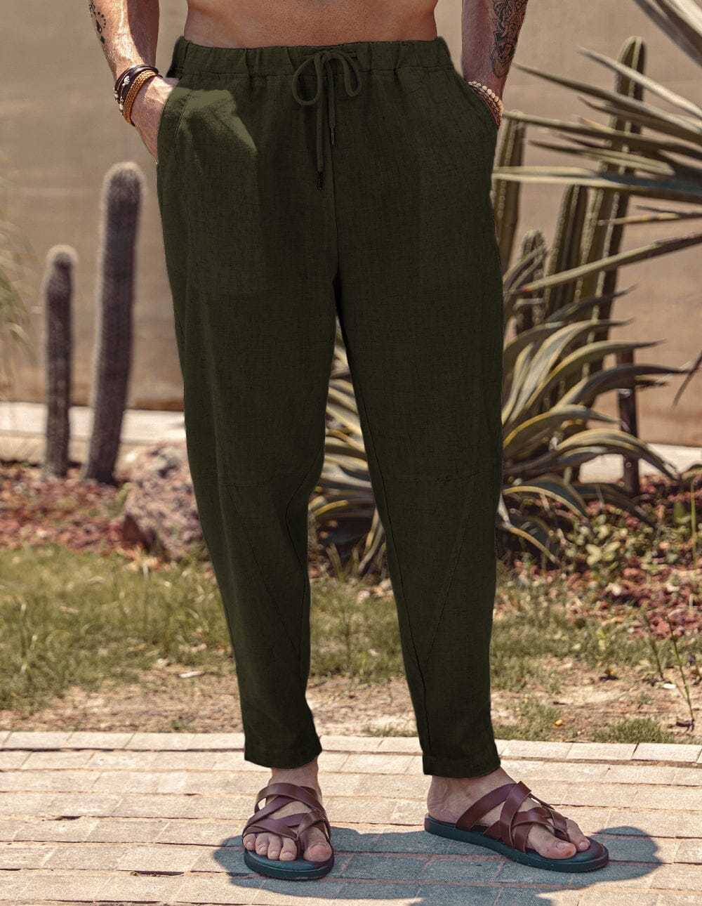 Linen Style Beach Pants