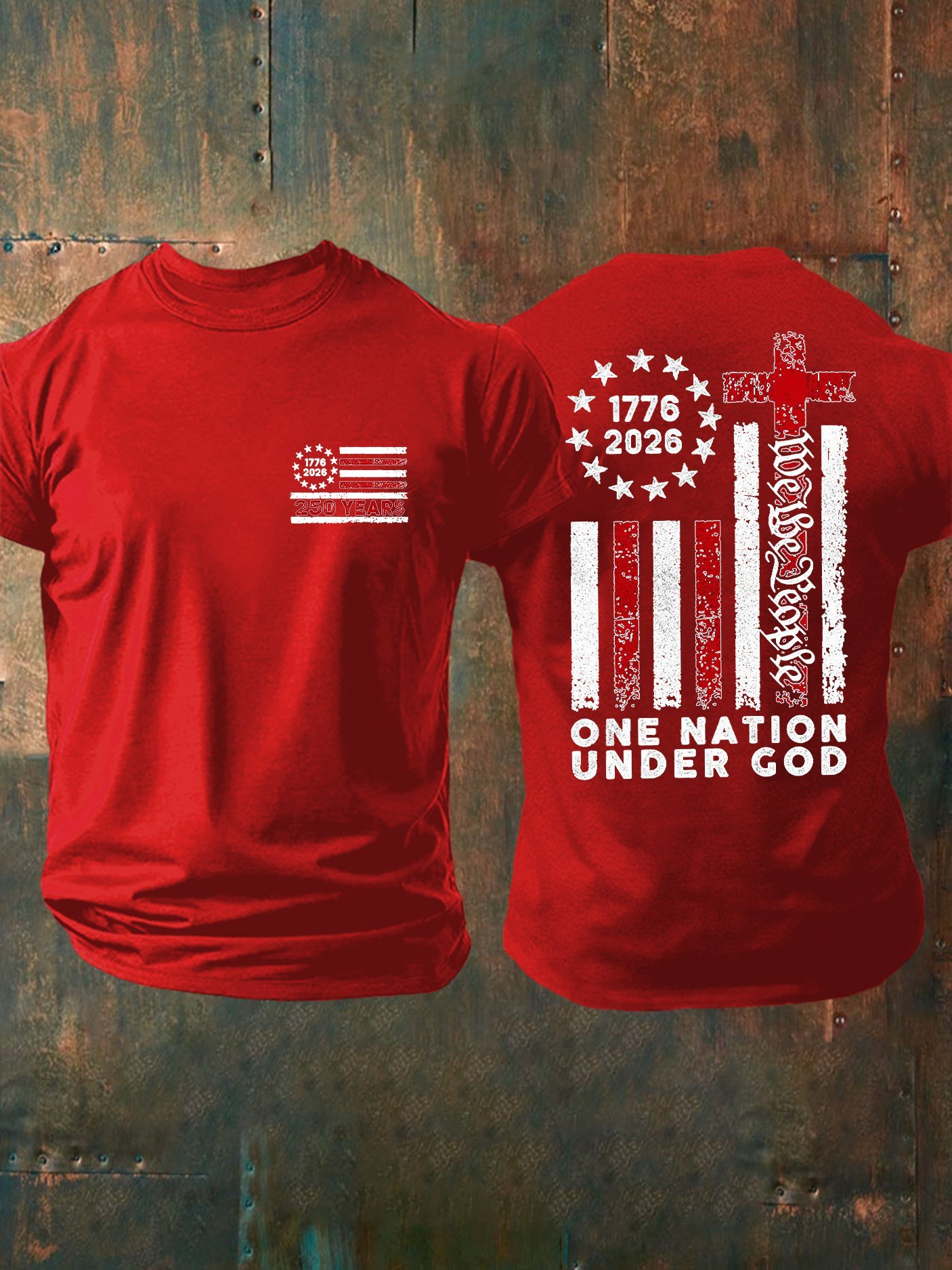 🎖️Men's Casual Printed Short-Sleeve T-Shirt