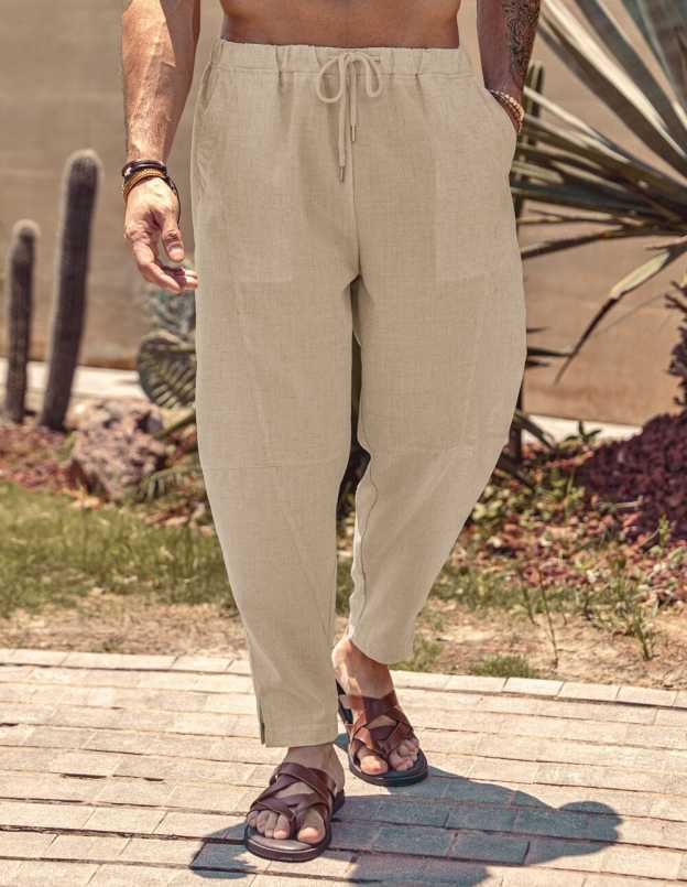 Linen Style Beach Pants