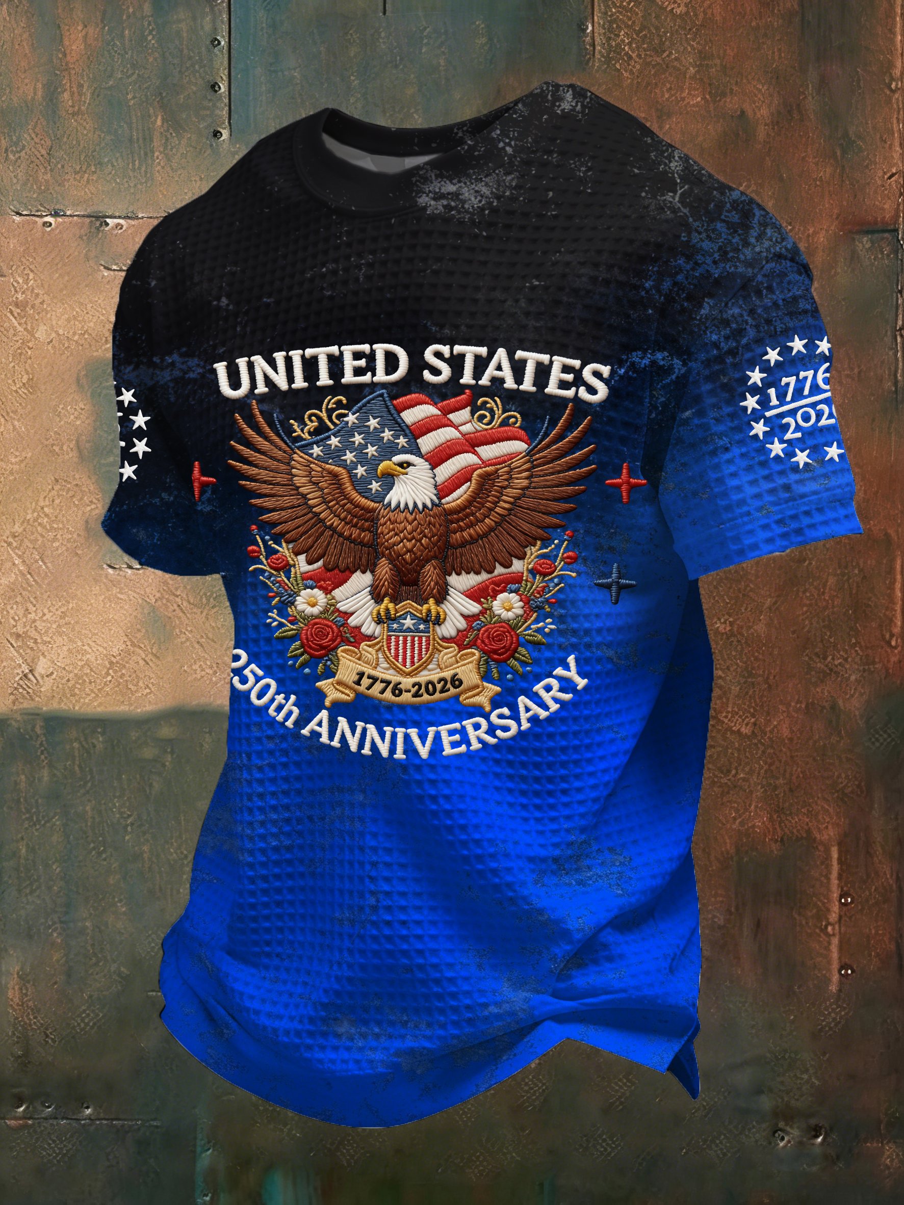 Men's American 250th Anniversary Print Casual Top