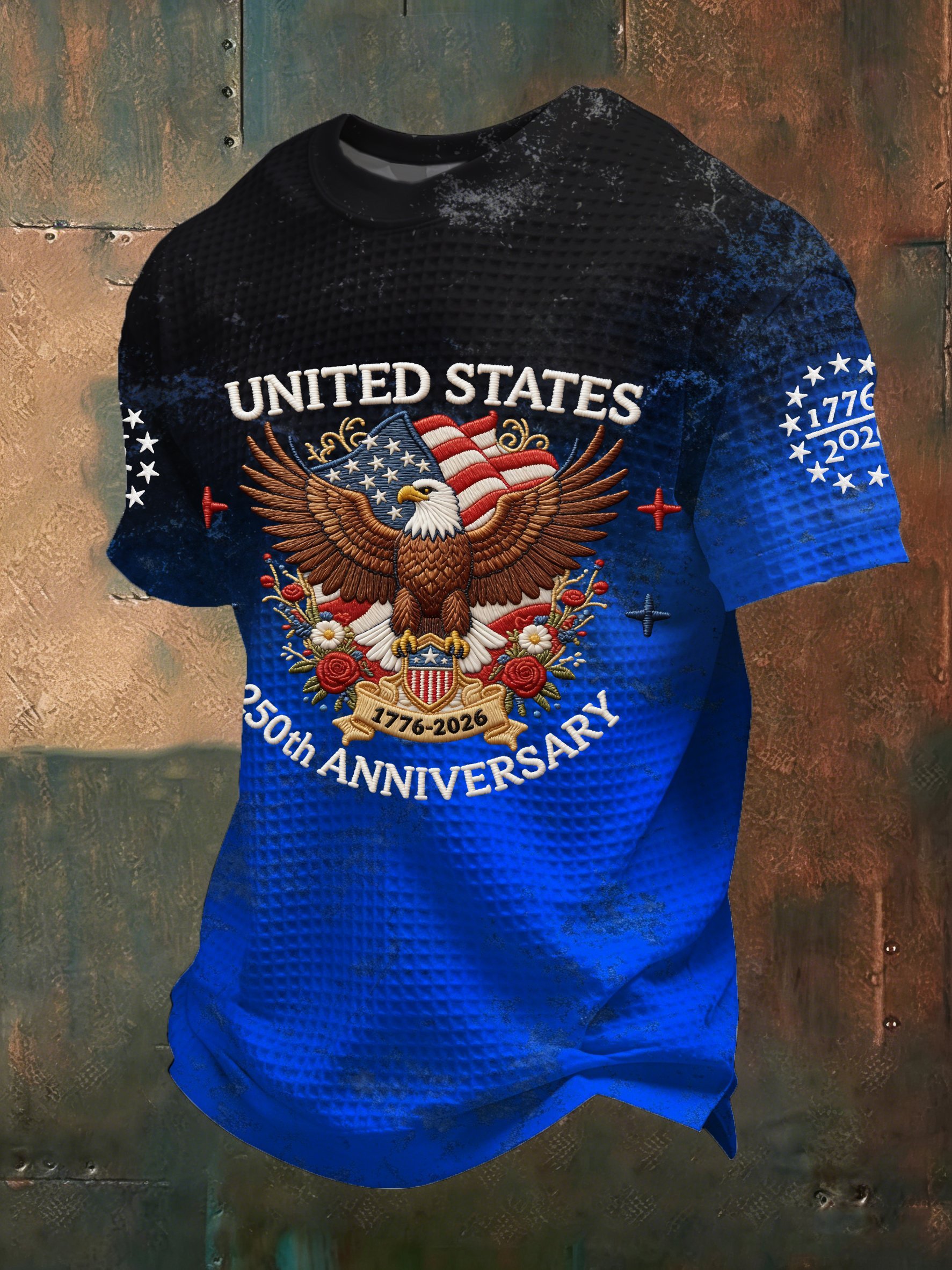 Men's American 250th Anniversary Print Casual Top