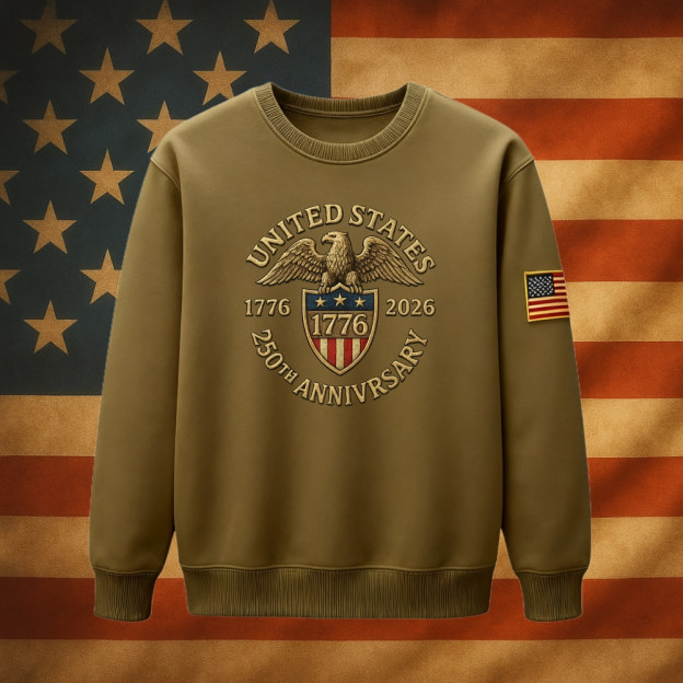 🦅🇺🇸 United States 250th Anniversary Commemorative Sweatshirt
