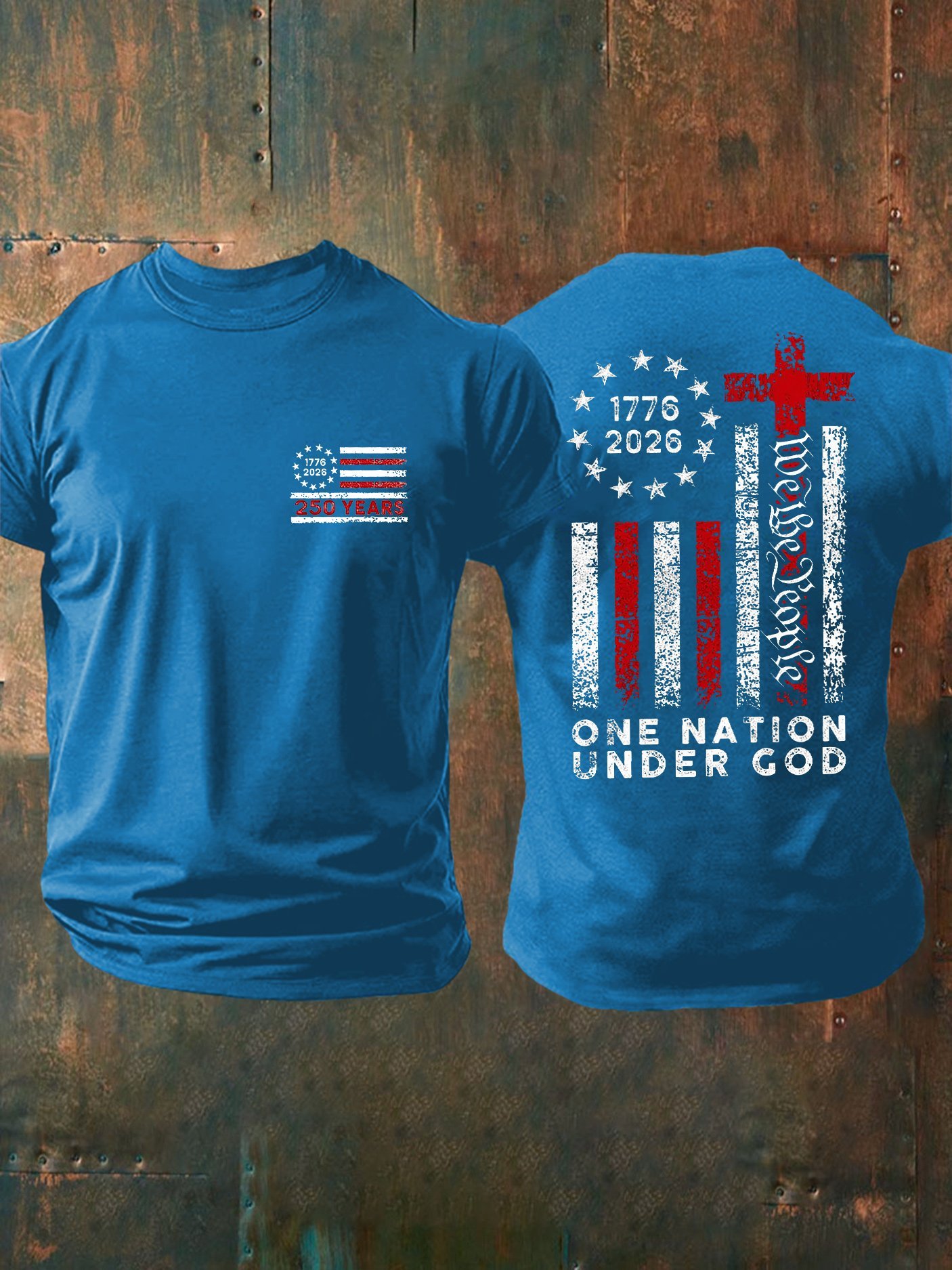 🎖️Men's Casual Printed Short-Sleeve T-Shirt