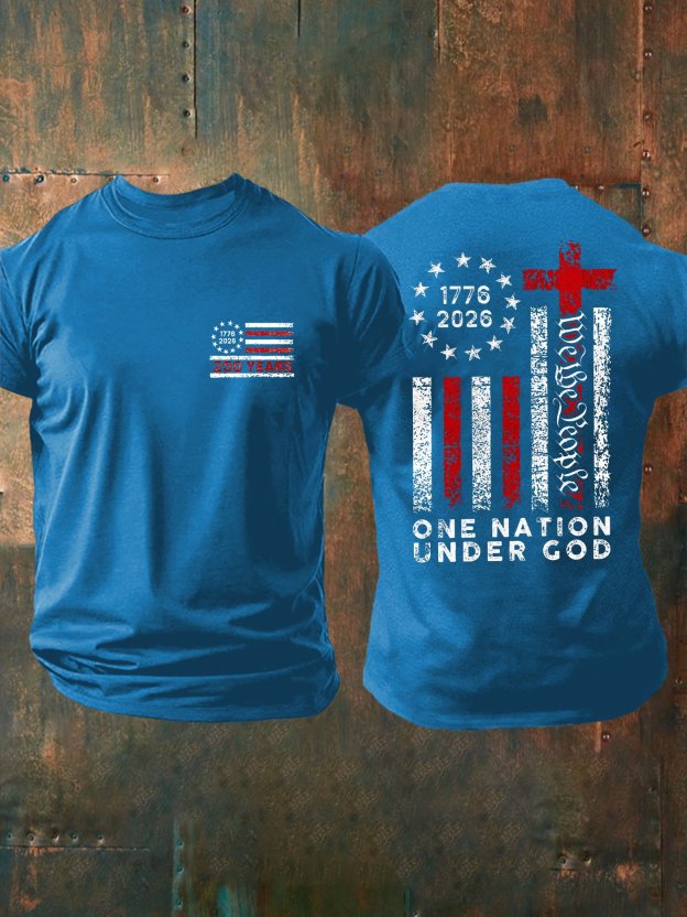 🎖️Men's Casual Printed Short-Sleeve T-Shirt