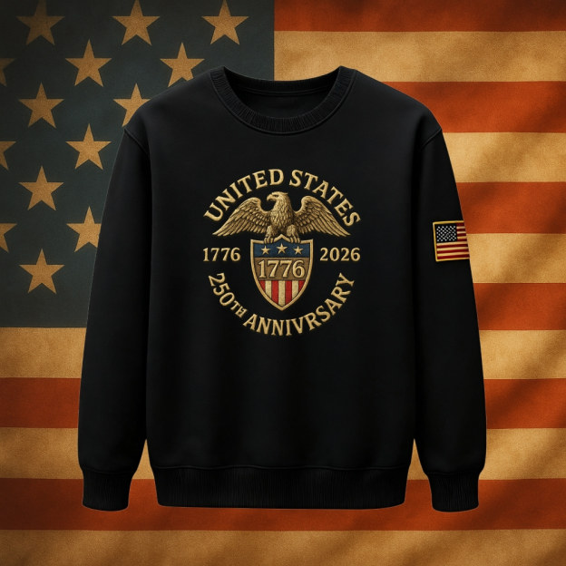 🦅🇺🇸 United States 250th Anniversary Commemorative Sweatshirt