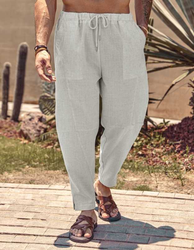 Linen Style Beach Pants