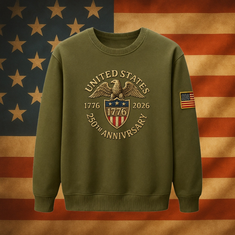 🦅🇺🇸 United States 250th Anniversary Commemorative Sweatshirt