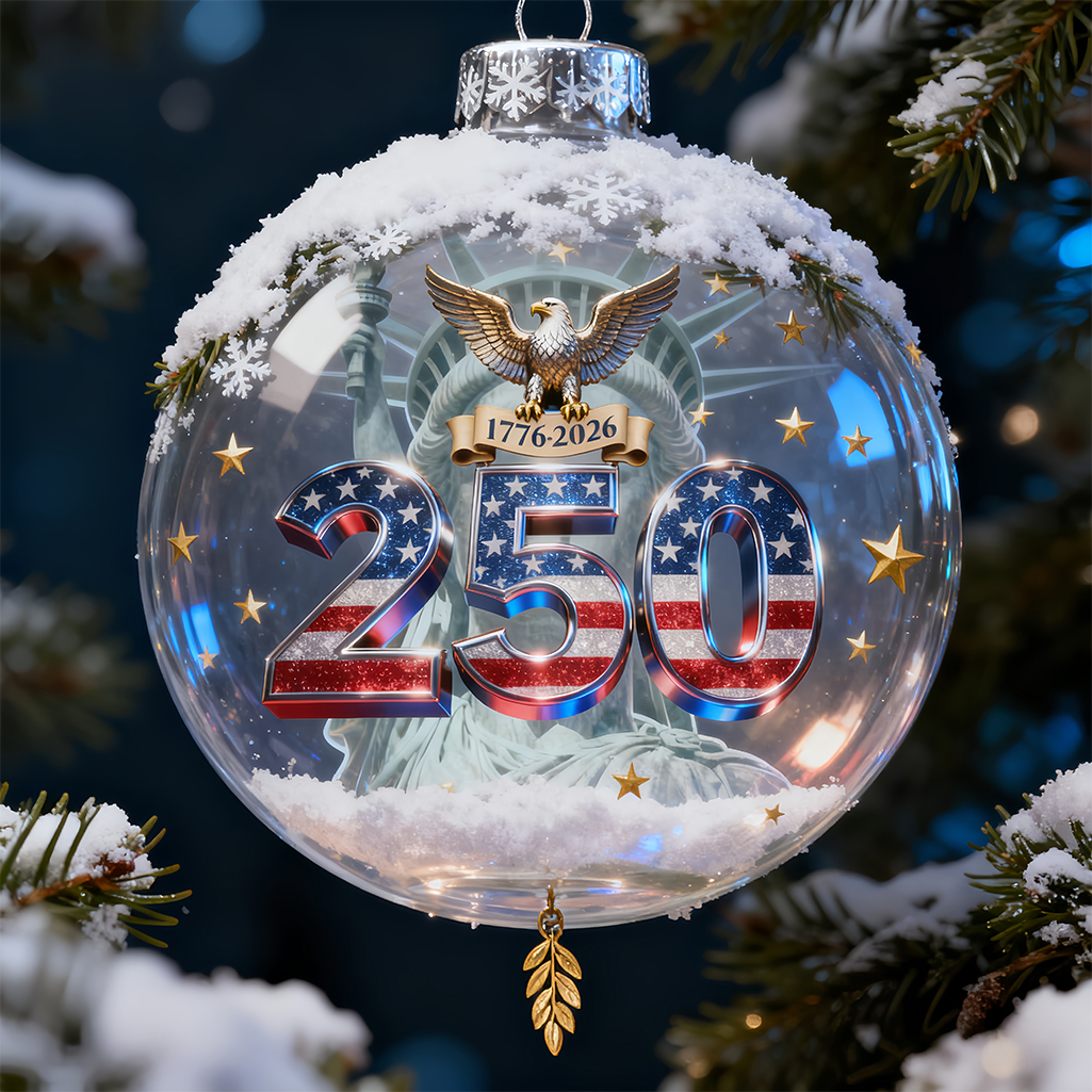 🔥Last Day 60% Off - Celebrating America's 250th Anniversary Glass Decorative Set