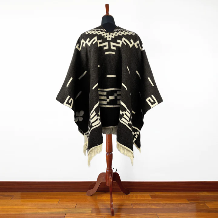 Men Can’t Get Enough of This Cozy Wool Poncho