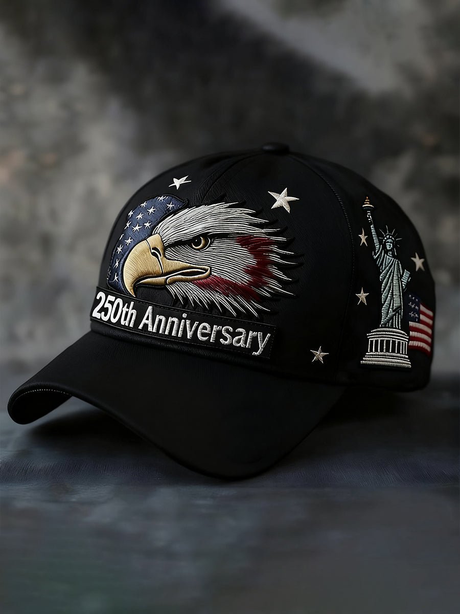 Unisex Retro American 250th Anniversary Print Hat