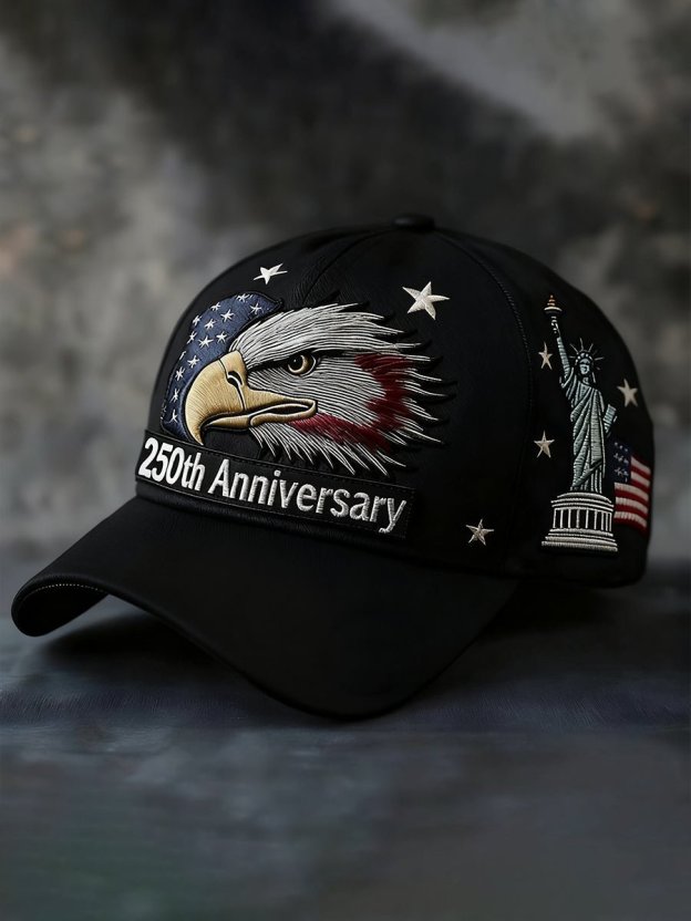 Unisex Retro American 250th Anniversary Print Hat