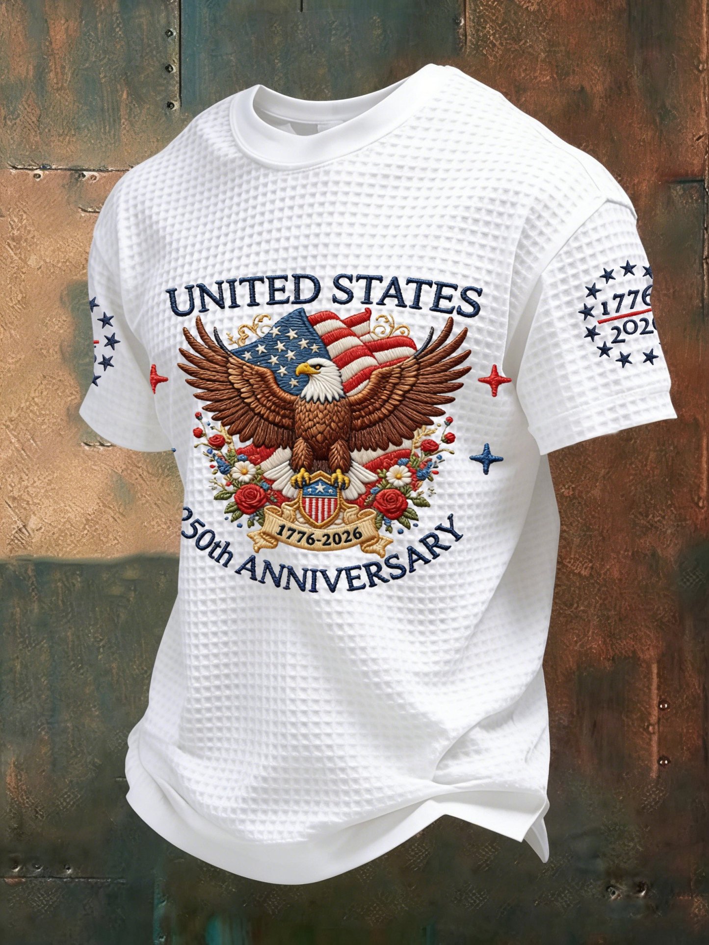 Men's American 250th Anniversary Print Casual Top