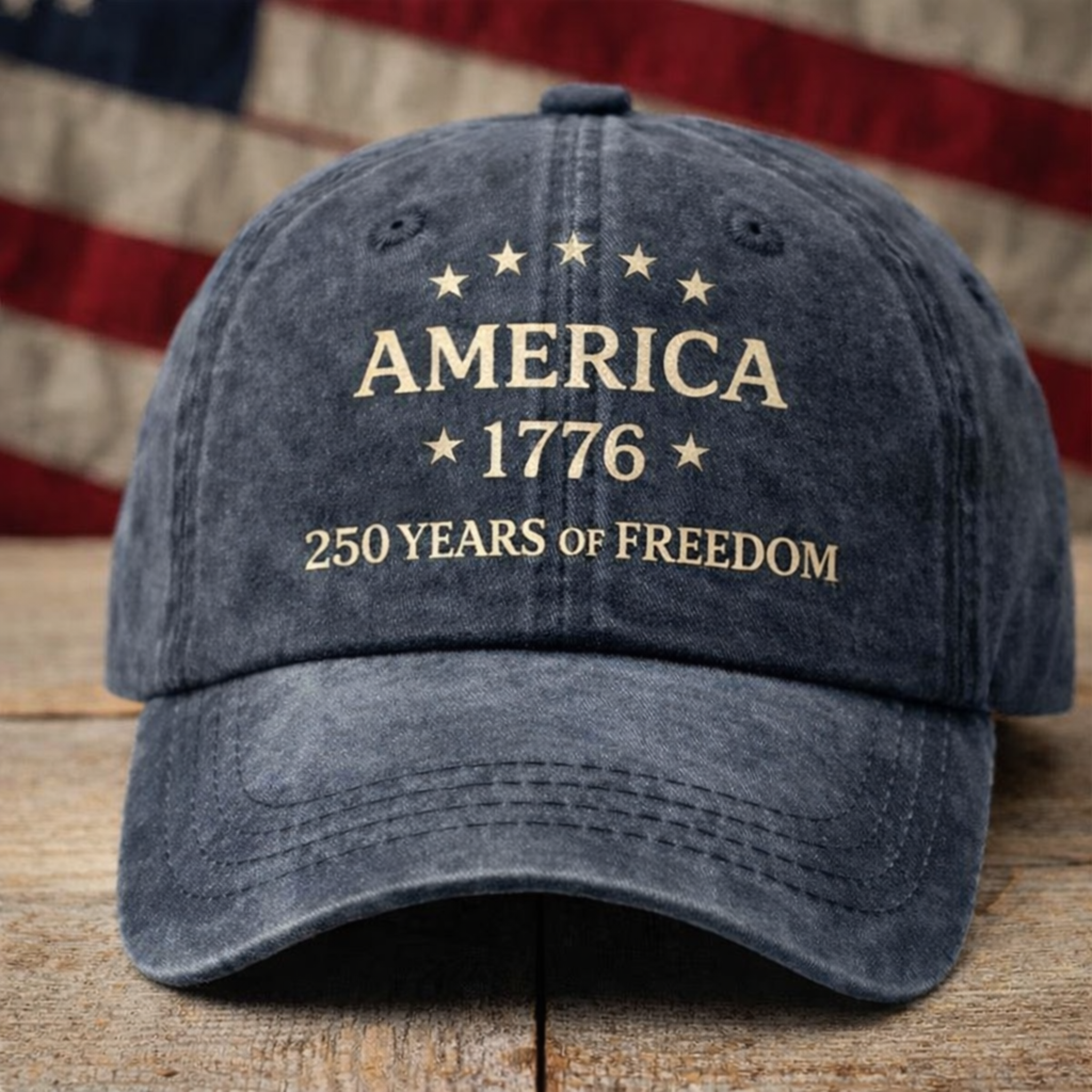 🇺🇸 America 1776 Patriotic Cap  Celebrate 250 Years of Freedom