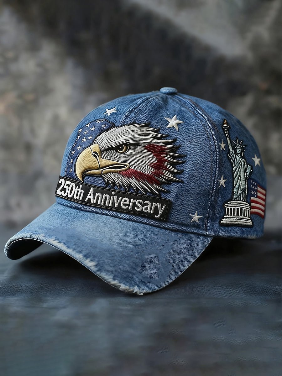 Unisex Retro American 250th Anniversary Print Hat