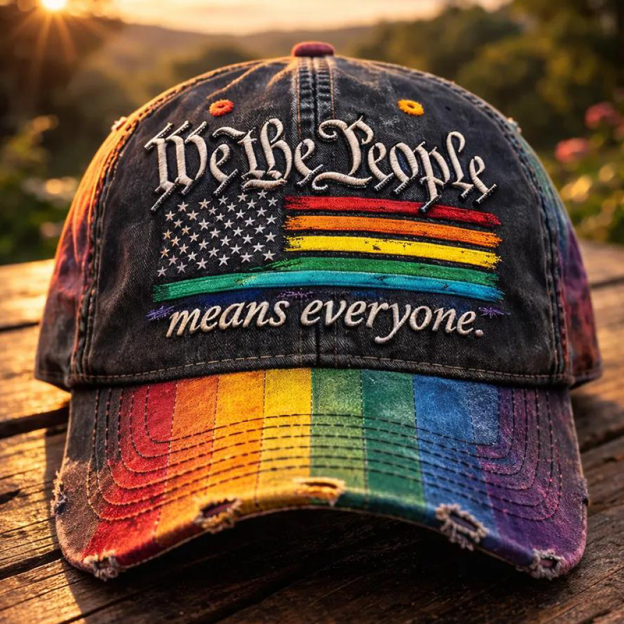 🔥Last Day 49% OFF -Rainbow Pride Month Gay Art Print Hat-GD