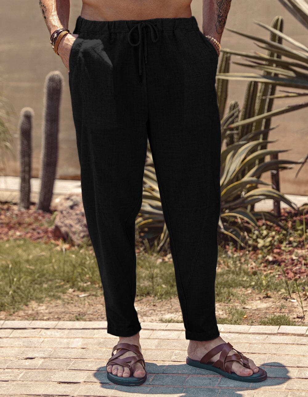 Linen Style Beach Pants