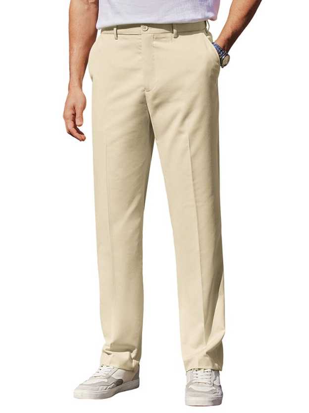 Classic Fit Stretch Suit Pants 