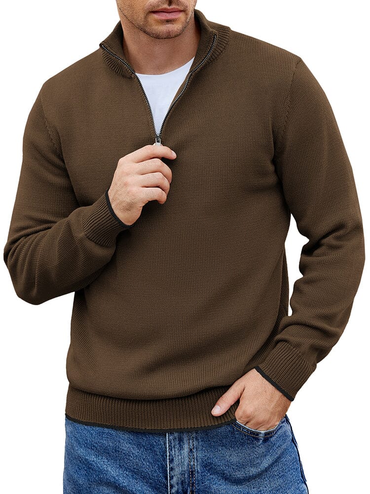 Lightweight Mock Neck Sweaters 