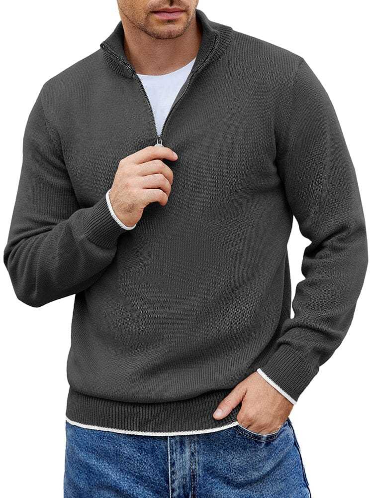 Lightweight Mock Neck Sweaters 