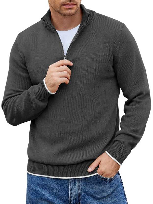Lightweight Mock Neck Sweaters 