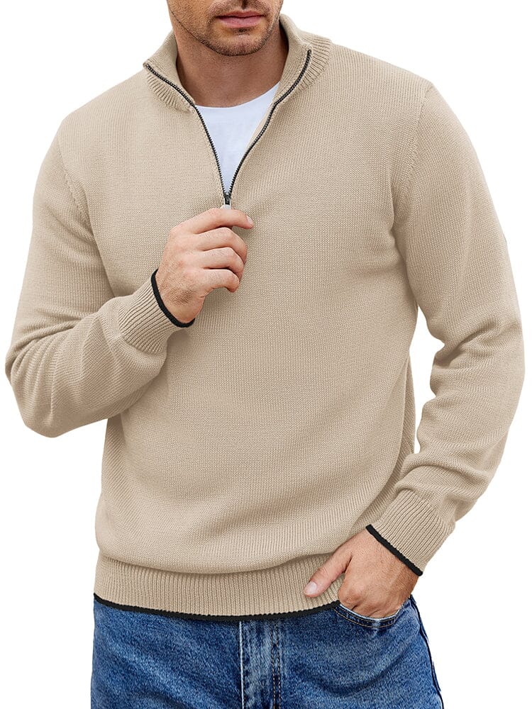 Lightweight Mock Neck Sweaters 