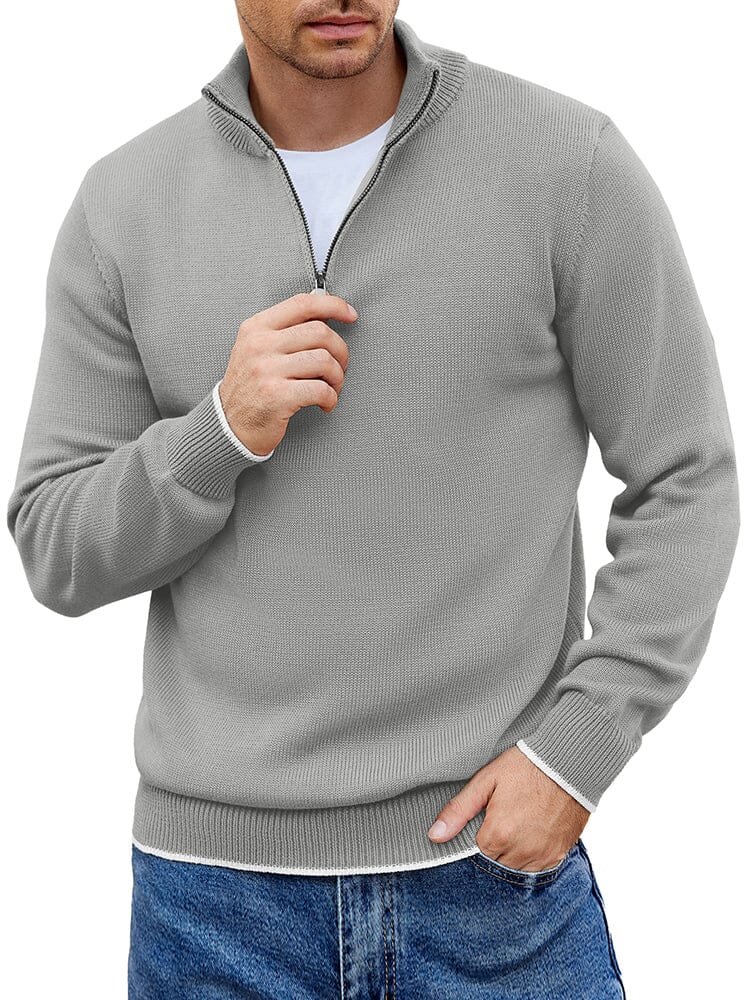 Lightweight Mock Neck Sweaters 