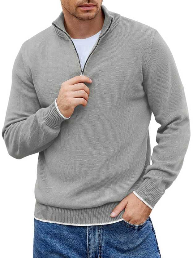 Lightweight Mock Neck Sweaters 