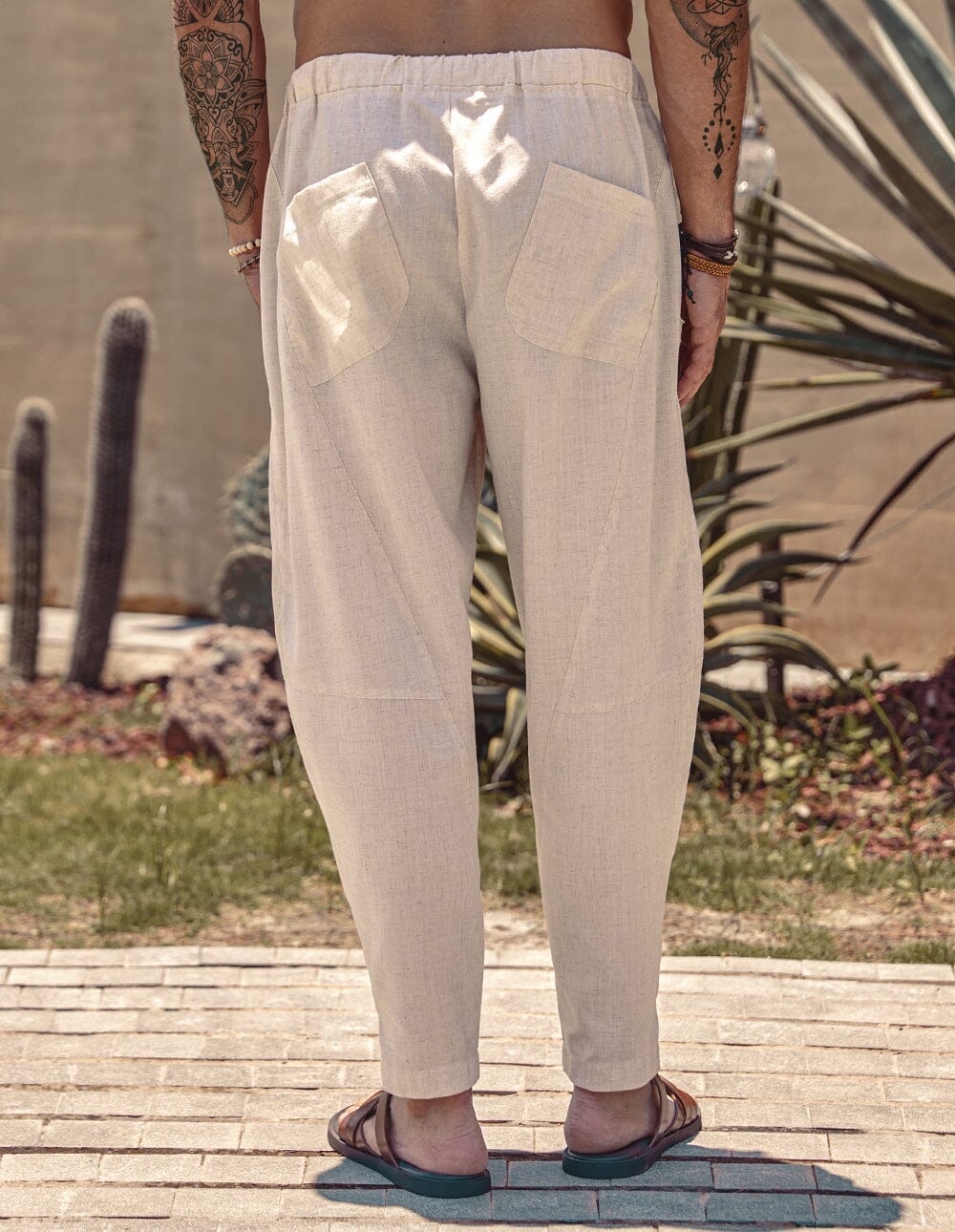 Linen Style Beach Pants