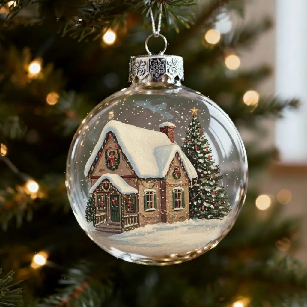 ​​🔥Last Day 49% OFF - Vintage Christmas Scene Bulb Ornaments