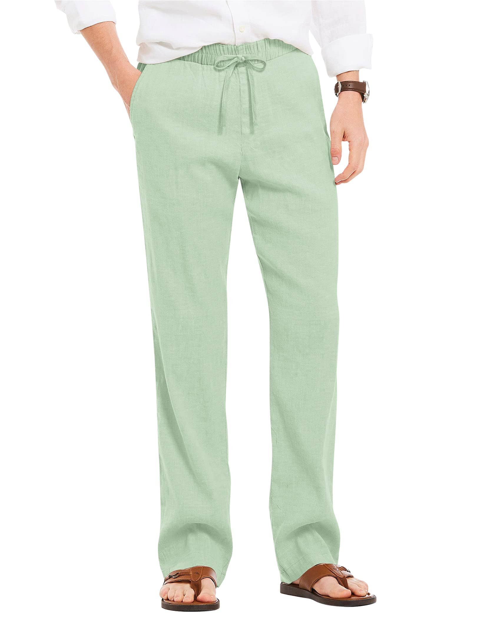 Linen Style Beach Yoga Trousers