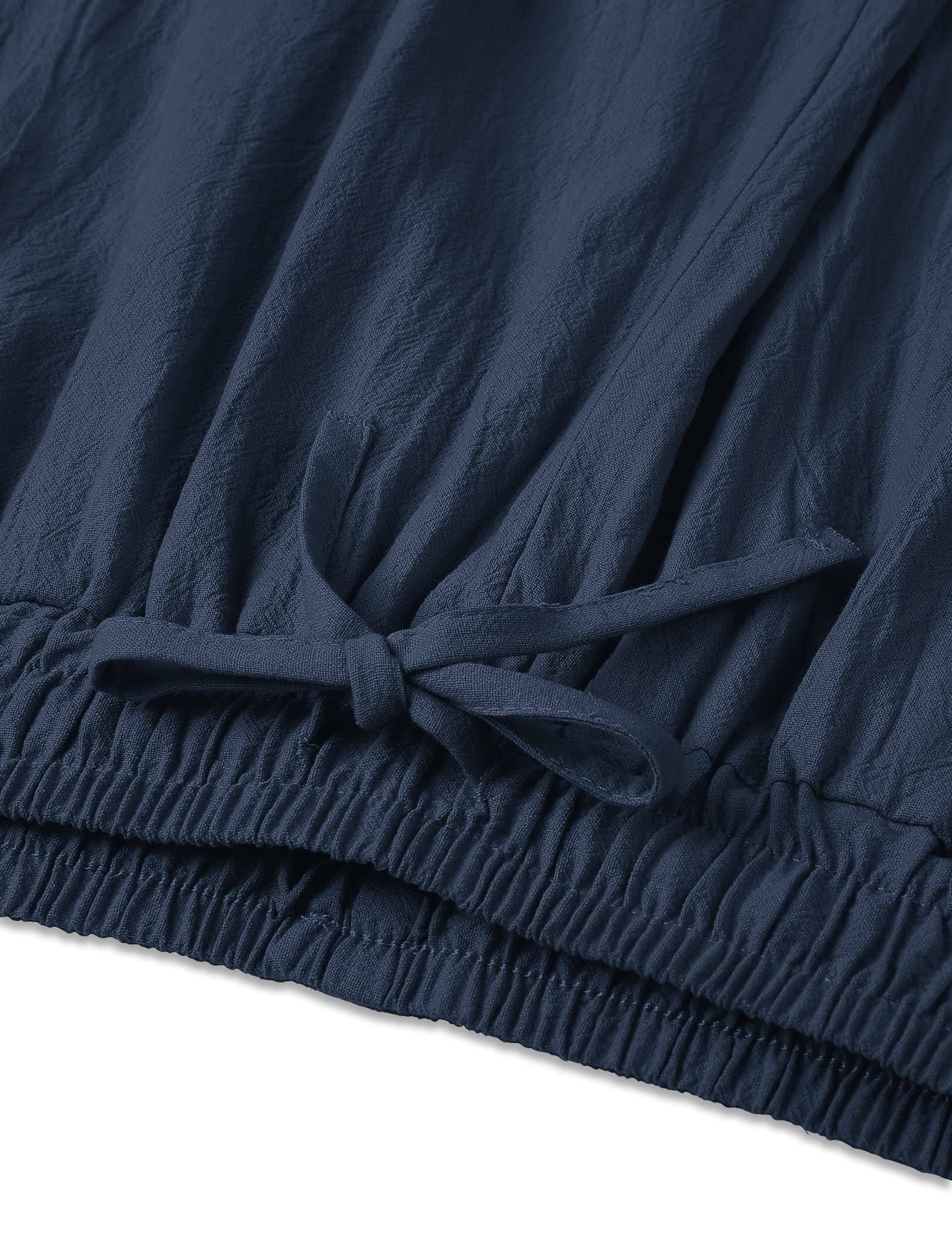 Cotton Linen Style Loose Yoga Pants