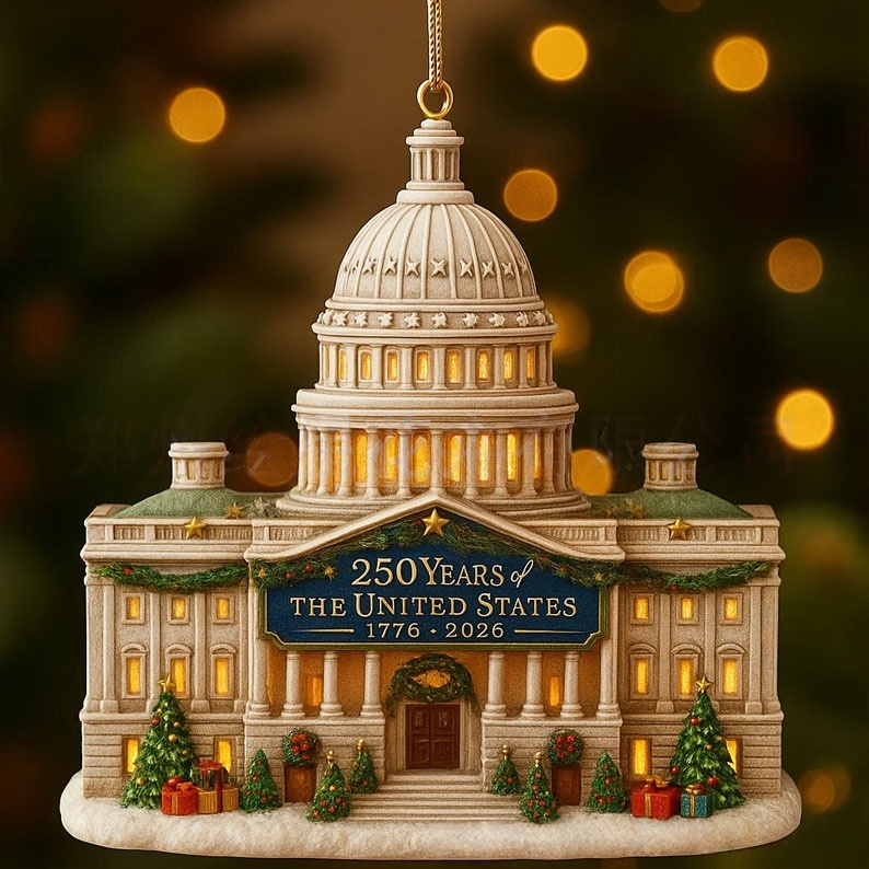 US 250th Anniversary Ornament