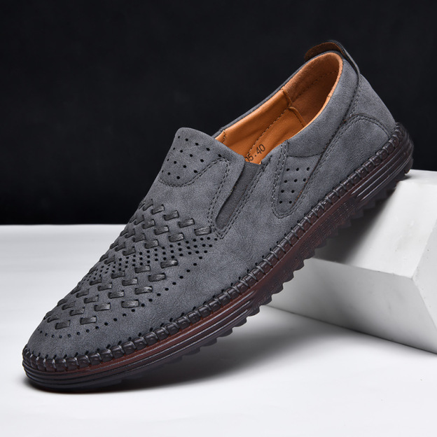⏰ Last day! 60% off 🔥 Men's handmade genuine leather slip-on loafers