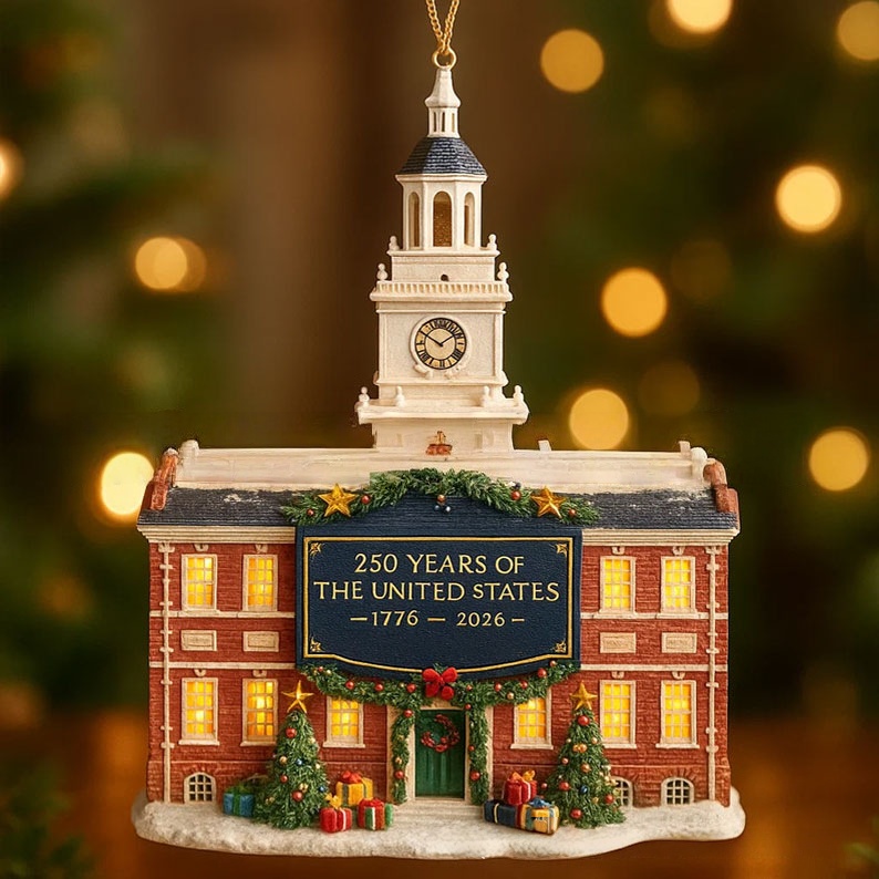 US 250th Anniversary Ornament