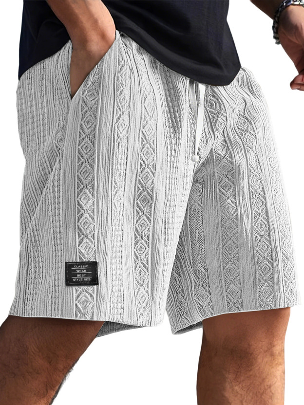Men's daily casual and comfortable short pants with stylish patterns