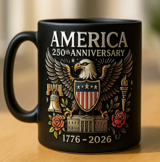 Limited Edition 2026🦅 United States 250th Anniversary – Proudly Celebrating Freedom Mug
