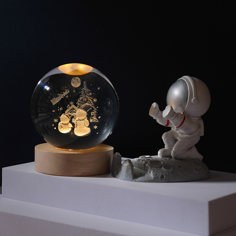 (🔥Valentine’s Day Limited-Time Sale🔥) 3D Crystal Ball🪐
