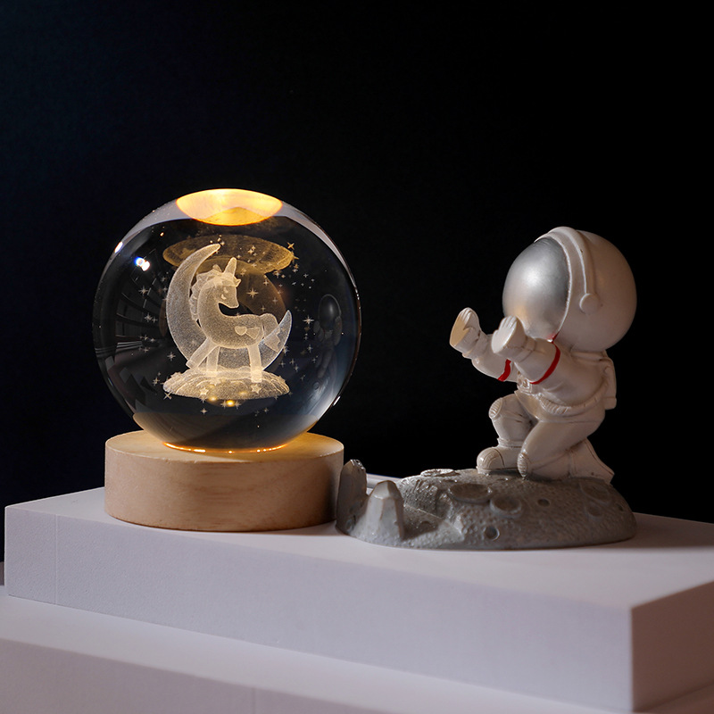 (🔥Valentine’s Day Limited-Time Sale🔥) 3D Crystal Ball🪐