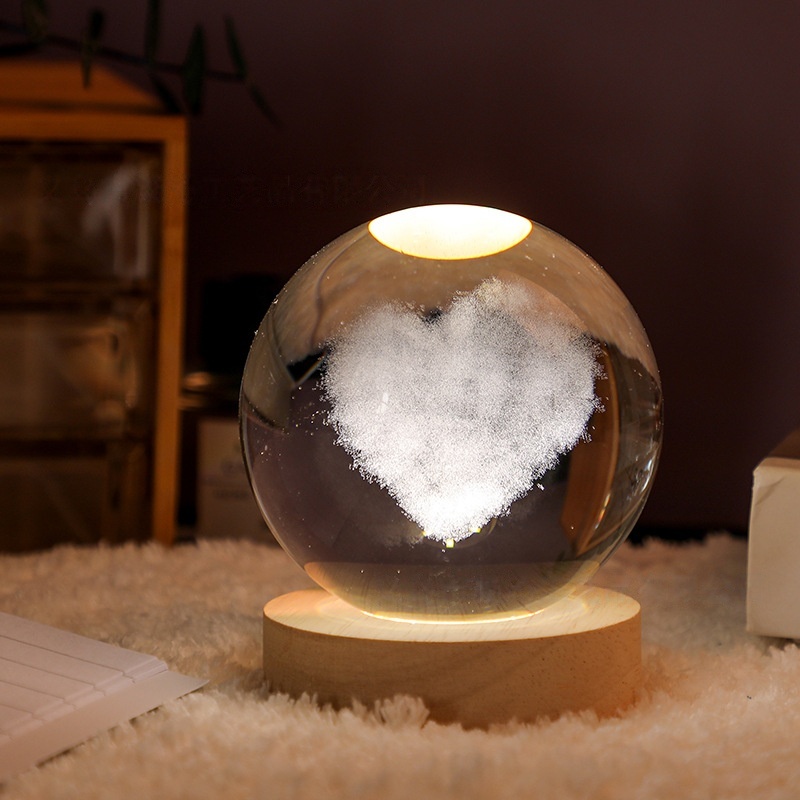 (🔥Valentine’s Day Limited-Time Sale🔥) 3D Crystal Ball🪐