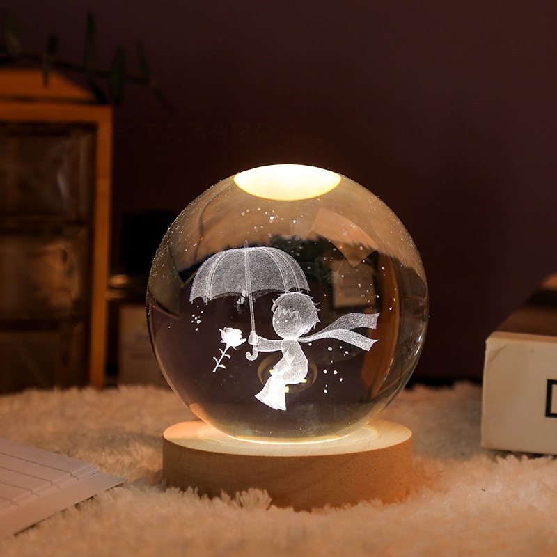 (🔥Valentine’s Day Limited-Time Sale🔥) 3D Crystal Ball🪐