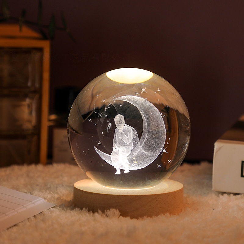 (🔥Valentine’s Day Limited-Time Sale🔥) 3D Crystal Ball🪐