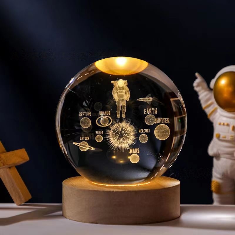 (🔥Valentine’s Day Limited-Time Sale🔥) 3D Crystal Ball🪐