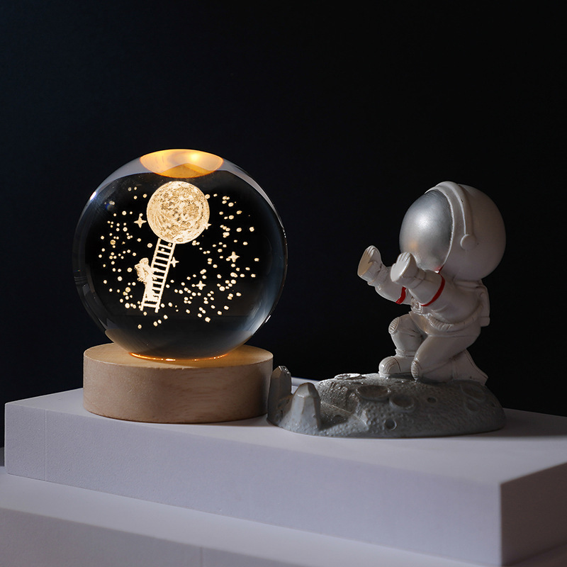 (🔥Valentine’s Day Limited-Time Sale🔥) 3D Crystal Ball🪐