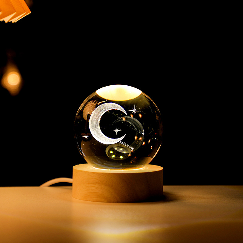 (🔥Valentine’s Day Limited-Time Sale🔥) 3D Crystal Ball🪐