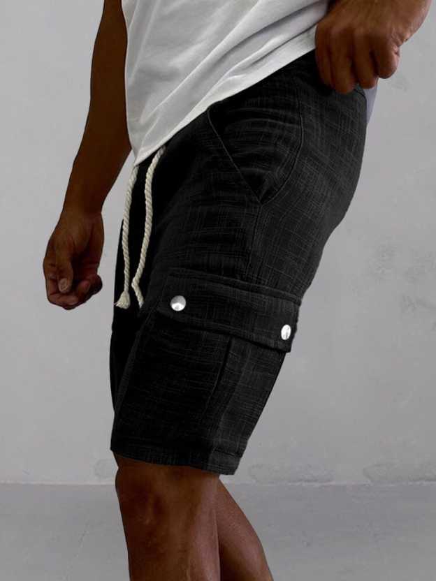 Lightweight 100% Cotton Cargo Shorts