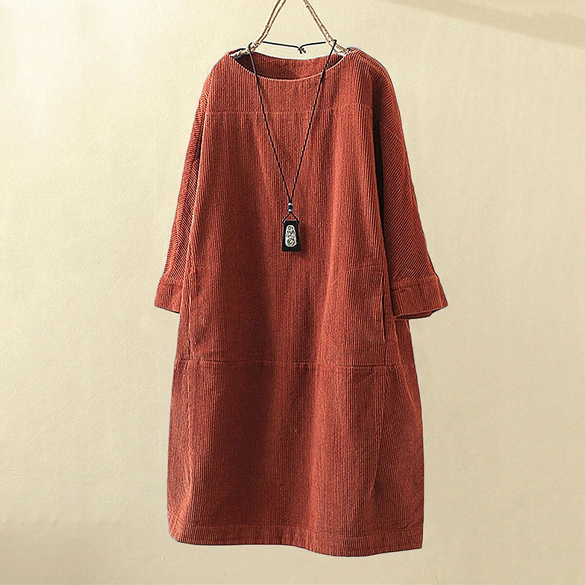 100% Premium Cashmere Tunic Dress