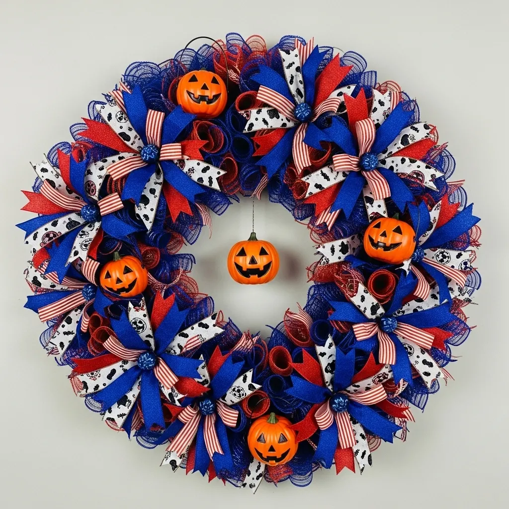 Halloween Spooky Charm Door Wreath