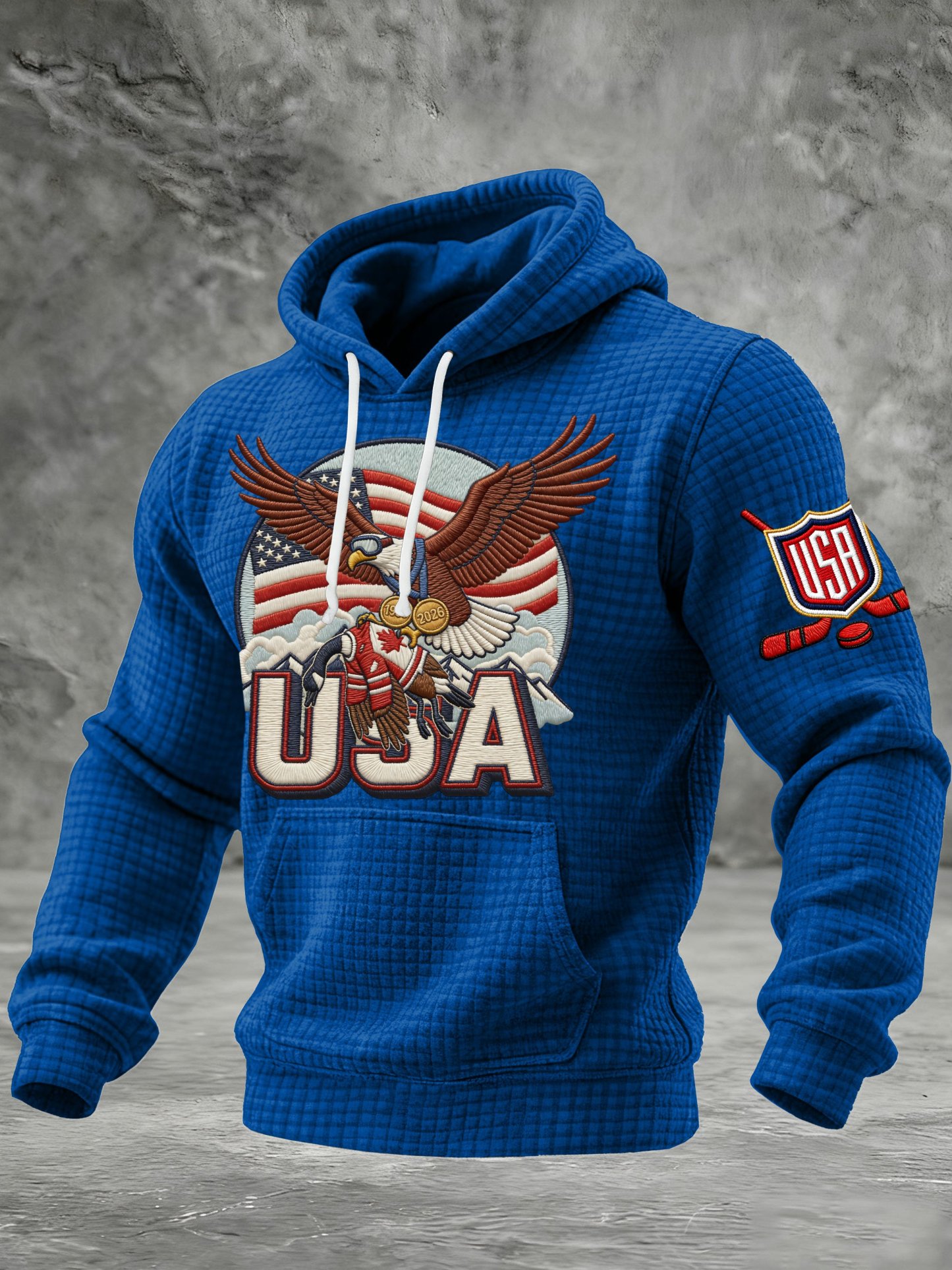 🥇Men's USA Ice Hockey Printed Casual Hoodie