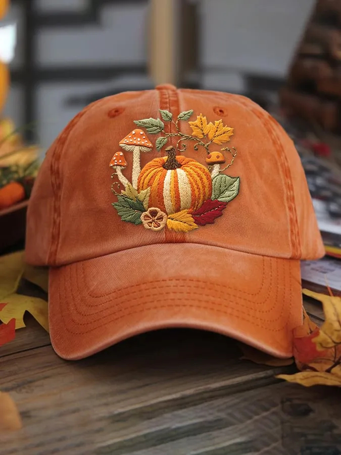 Unisex Fall Season Pumpkin Hat